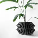 The Risae Planter Pot with Drainage Tray | Modern & Unique Home Decor- 0025
