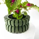 The Griva Planter Pot with Drainage Tray | Modern & Unique Home Decor- 0028