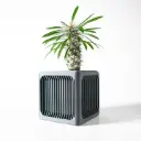 The Rovo Planter Pot with Drainage Tray | Modern & Unique Home Decor- 0029