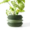 The Uldol Planter Pot with Drainage Tray | Modern & Unique Home Decor- 0037