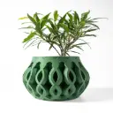 The Cylas Planter Pot with Drainage Tray | Modern & Unique Home Decor- 0044