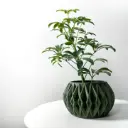 The Orik Planter Pot with Drainage Tray | Modern & Unique Home Decor- 0047