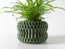 The Rydan Planter Pot with Drainage Tray | Modern & Unique Home Decor- 0049
