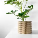 The Tulam Planter Pot with Drainage Tray | Modern & Unique Home Decor- 0051