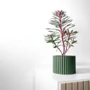 The Zelno Planter Pot with Drainage Tray | Modern & Unique Home Decor- 0052
