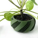 The Brimo Planter Pot with Drainage Tray | Modern & Unique Home Decor- 0054