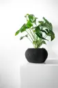 The Melfi Planter Pot with Drainage Tray | Modern & Unique Home Decor- 0061