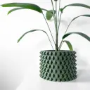 The Rilvo Planter Pot with Drainage Tray | Modern & Unique Home Decor- 0068