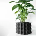 The Kivern Planter Pot with Drainage Tray | Modern & Unique Home Decor- 0077