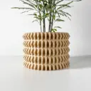 The Nimex Planter Pot with Drainage Tray | Modern & Unique Home Decor- 0078