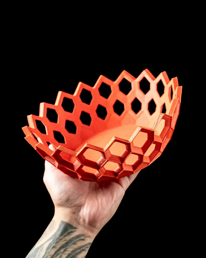 The Hexa Catch-all Bowl | Desk Organizer - 6016 (Army Green)