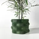 The Muxel Planter Pot with Drainage Tray | Modern & Unique Home Decor- 0087