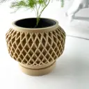 The Orto Planter Pot with Drainage Tray | Modern & Unique Home Decor- 0093