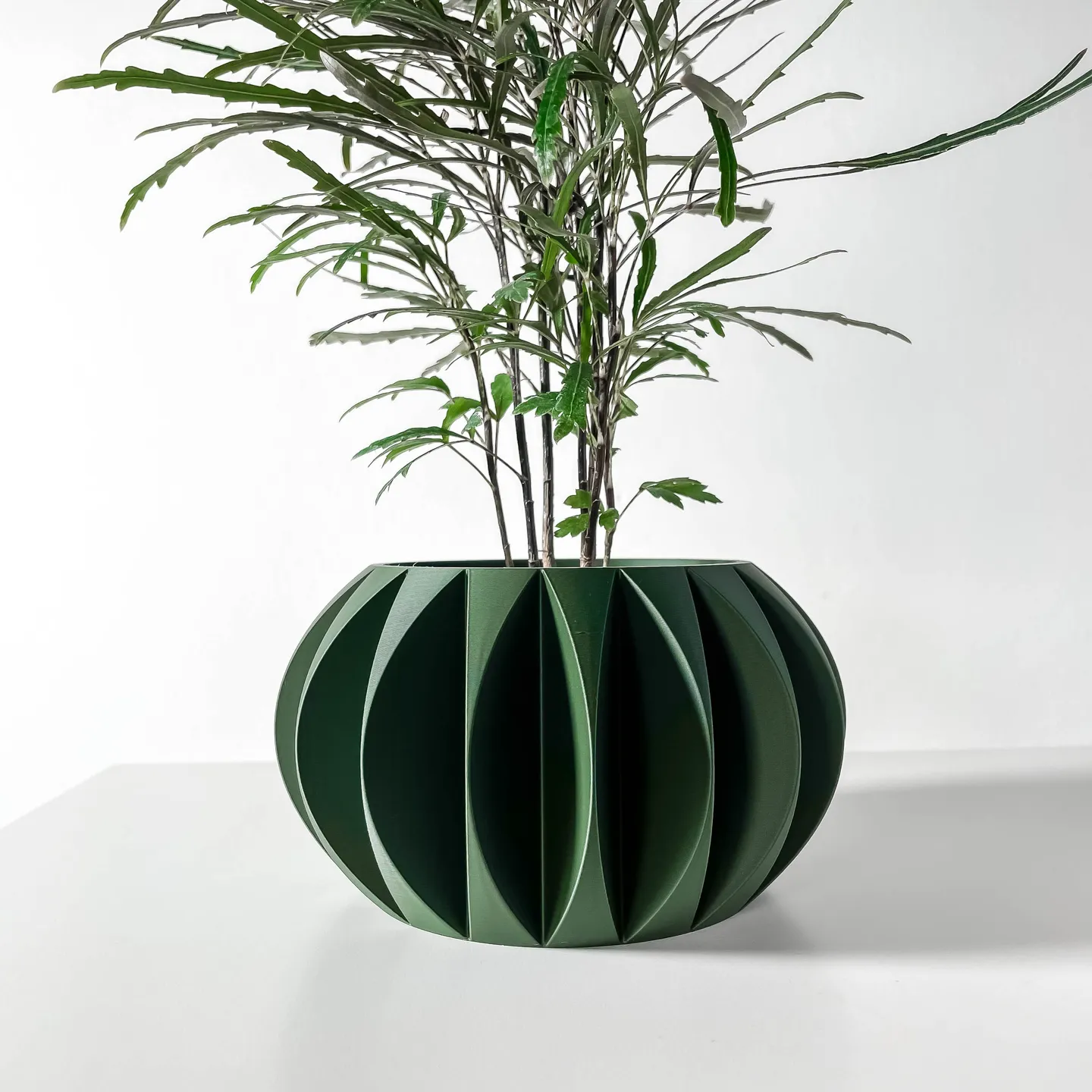 The Kire Planter Pot with Drainage Tray | Modern & Unique Home Decor - 0001