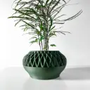 The Ersos Planter Pot with Drainage Tray | Modern & Unique Home Decor- 0100