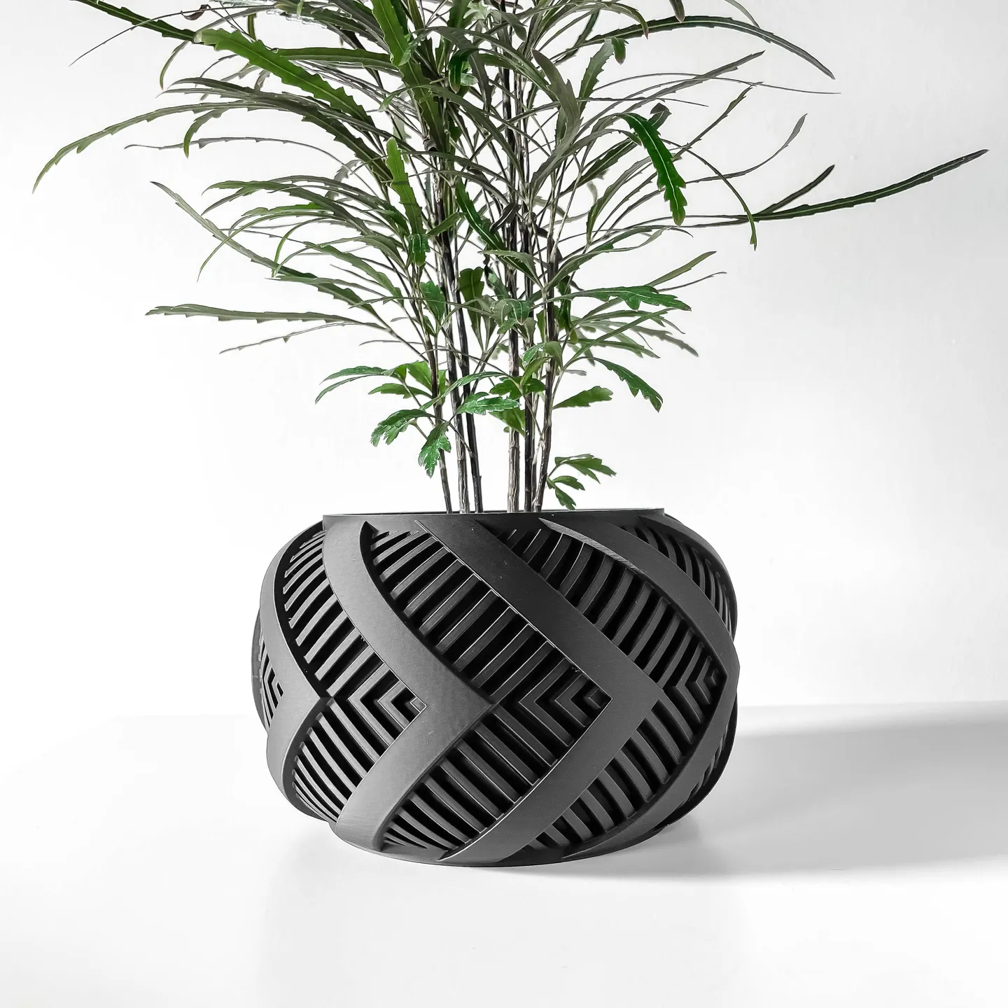 The Alko Planter Pot with Drainage Tray | Modern & Unique Home Decor- 0104