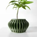 The Sevi Planter Pot with Drainage Tray | Modern & Unique Home Decor- 0107
