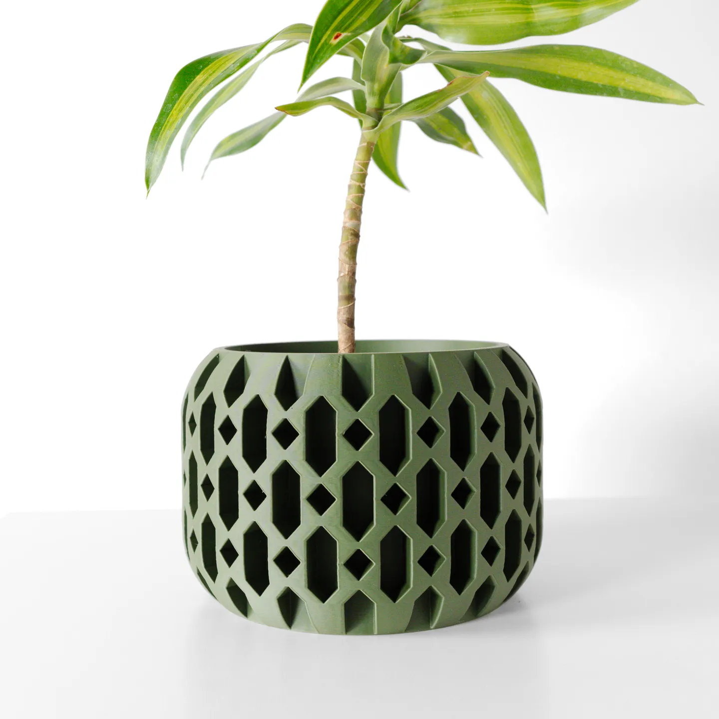 The Ritar Planter Pot with Drainage Tray | Modern & Unique Home Decor- 0110