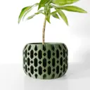 The Ritar Planter Pot with Drainage Tray | Modern & Unique Home Decor- 0110
