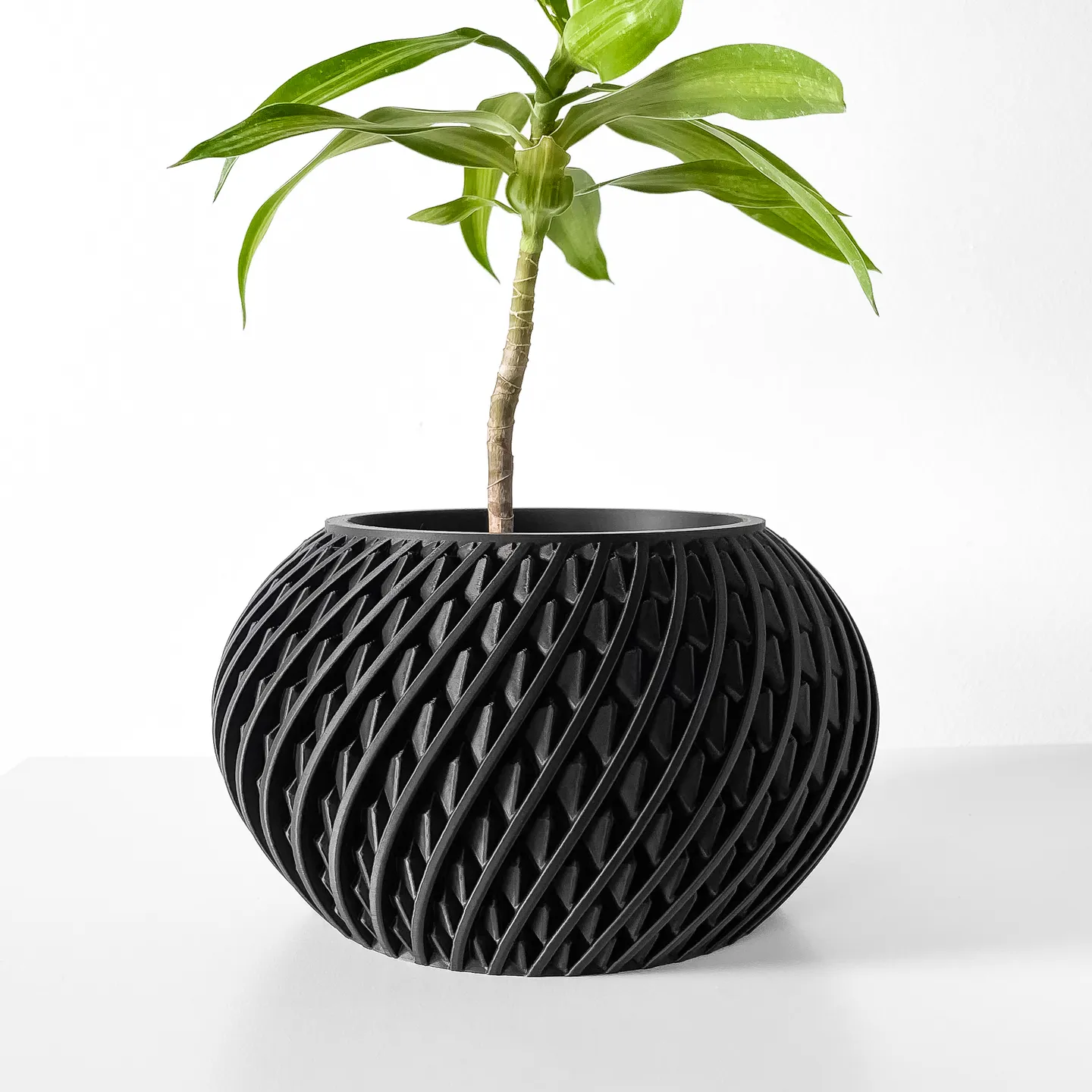 The Kio Planter Pot with Drainage Tray | Modern & Unique Home Decor- 0112