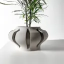 The Ariko Planter Pot with Drainage Tray | Modern & Unique Home Decor- 0116