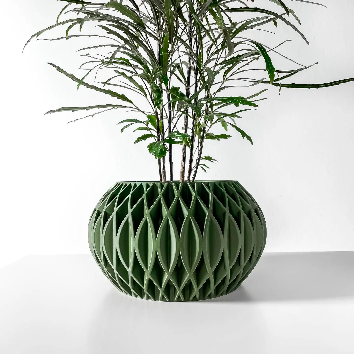 The Revan Planter Pot with Drainage Tray | Modern & Unique Home Decor- 0117