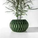 The Revan Planter Pot with Drainage Tray | Modern & Unique Home Decor- 0117