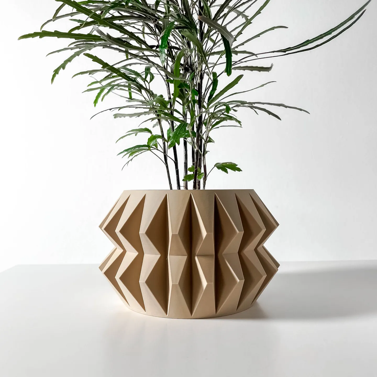 The Almin Planter Pot with Drainage Tray | Modern & Unique Home Decor- 0121
