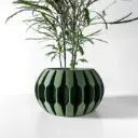 The Gervi Planter Pot with Drainage Tray | Modern & Unique Home Decor- 0134