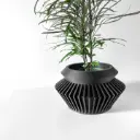 The Quano Planter Pot with Drainage Tray | Modern & Unique Home Decor- 0138