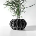 The Ando Planter Pot with Drainage Tray | Modern & Unique Home Decor- 0139