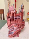 Medieval Castle Building Sculpture for Home Decor - 9013