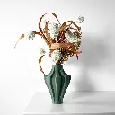 The Novak Flower Vase | Modern & Unique Home Decor for Flower Arrangements - 1020