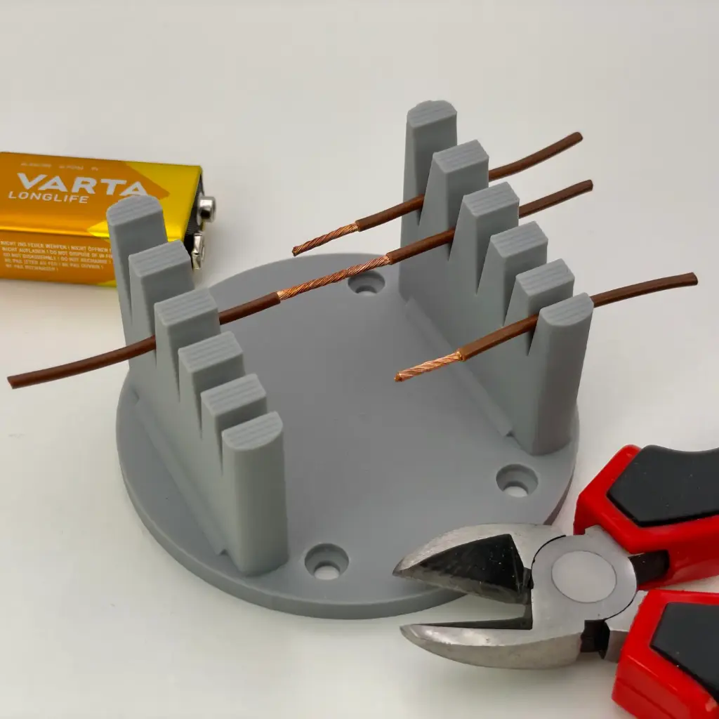 Soldering Cable Wire Holder | Wire Clamp Retaining Stand for Various Size Wire Cable Joint PACK QTY- 10001 (Pack of 1)