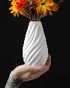 The Wave Flower Vase | Modern & Unique Home Decor for Flower Arrangements - 1125