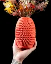 The Burrow Flower Vase | Modern & Unique Home Decor for Flower Arrangements - 1177