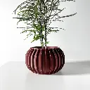 The Sora Planter Pot with Drainage Tray | Modern & Unique Home Decor - 0002