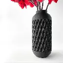 The Hesil Flower Vase | Modern & Unique Home Decor for Flower Arrangements - 1017