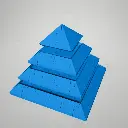 Pyramid Jigsaw Puzzle | 4 Layers of Stage - 8504