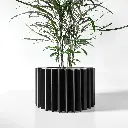 The Tuno Planter Pot with Drainage Tray | Modern & Unique Home Decor - 0003