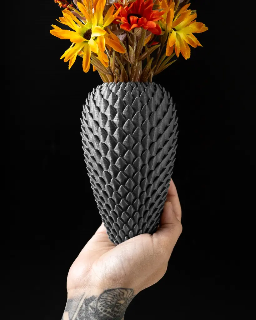 The Dragonscale 02 Flower Vase | Modern & Unique Home Decor for Flower Arrangements - 1158