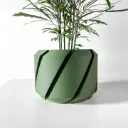 The Cens Planter Pot with Drainage Tray | Modern & Unique Home Decor- 0011