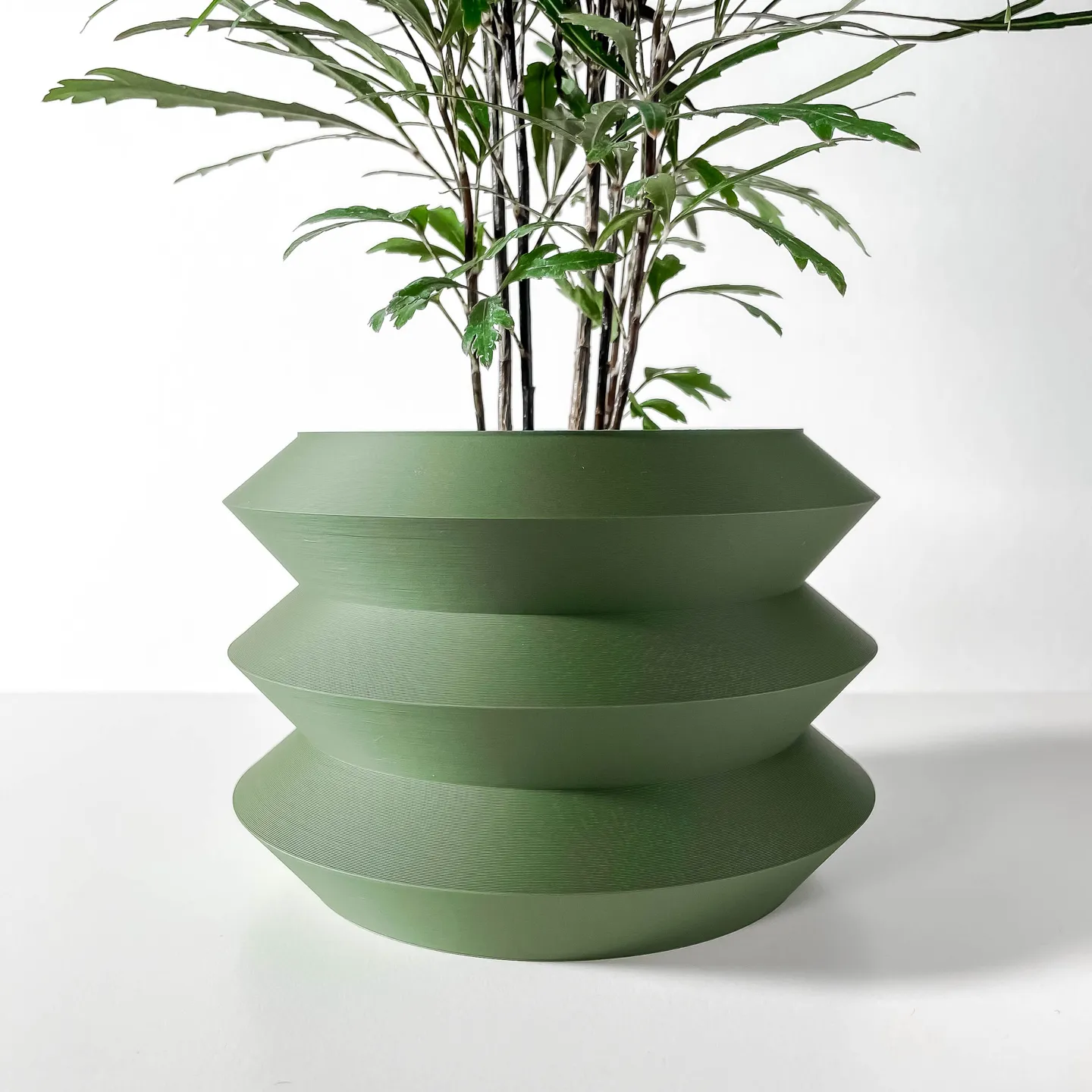The Sima Planter Pot with Drainage Tray | Modern & Unique Home Decor- 0015