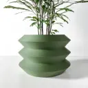 The Sima Planter Pot with Drainage Tray | Modern & Unique Home Decor- 0015