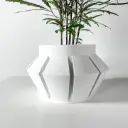 The Erno Planter Pot with Drainage Tray | Modern & Unique Home Decor- 0016