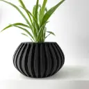 The Leno Planter Pot with Drainage Tray | Modern & Unique Home Decor- 0020