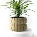 The Yanor Planter Pot with Drainage Tray | Modern & Unique Home Decor- 0022