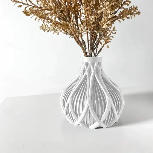 The Kami Flower Vase | Modern & Unique Home Decor for Flower Arrangements - 1079