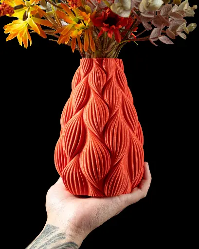 The Ripple Flower Vase | Modern & Unique Home Decor for Flower Arrangements - 1151