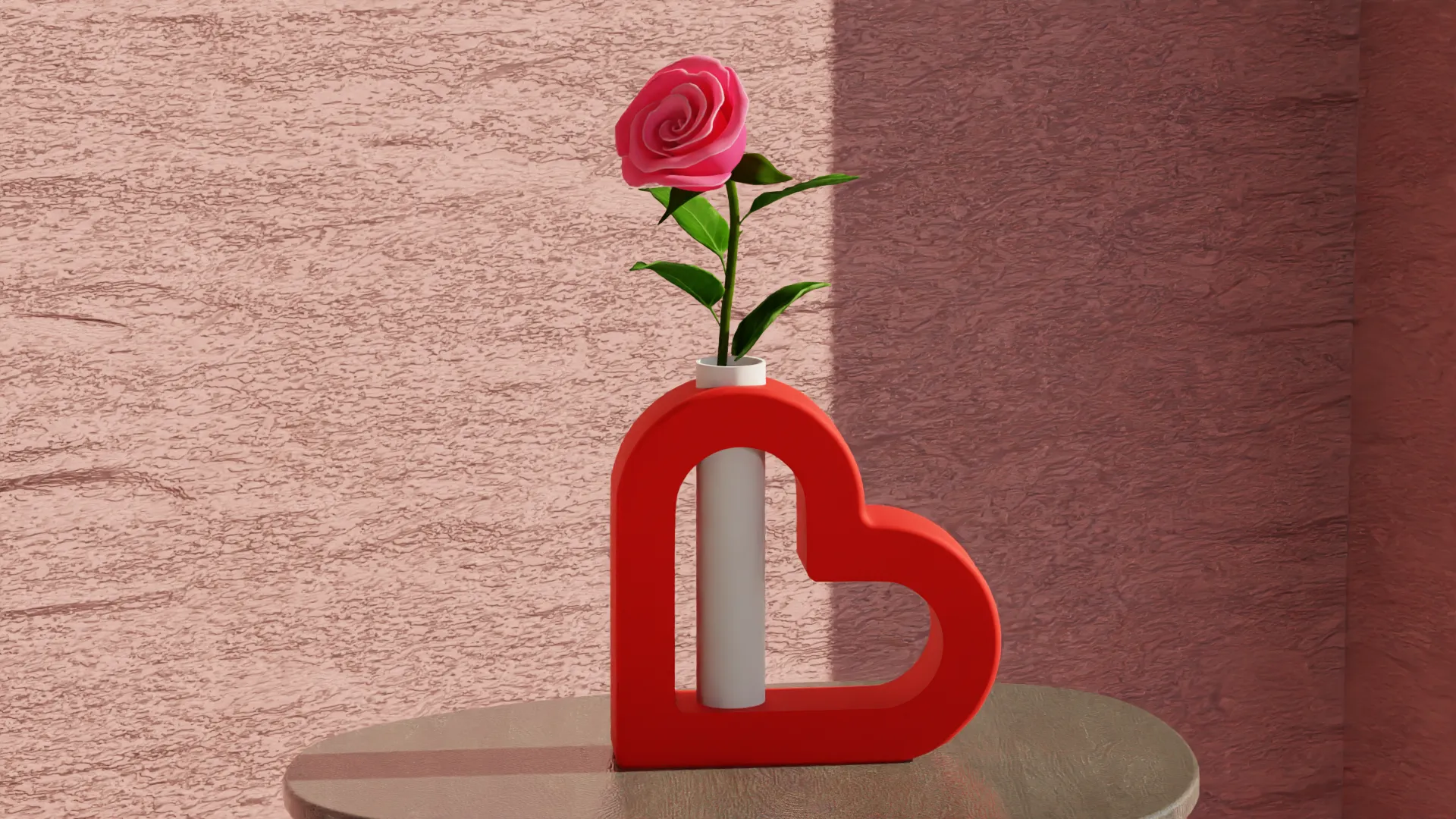 The Heart Flower Vase | Modern & Unique Home Decor for Flower Arrangements - 1156